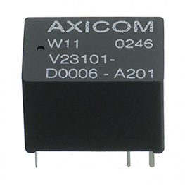 2-1393779-6, V23101-D103-A201 Signal Relay 5 VDC 120 Ohm 208 mW THD, Axicom / TE