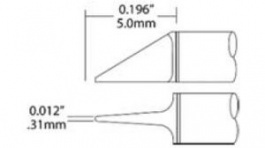 UFT-7PW3150S, Soldering Tip Slope 0.31mm, Metcal