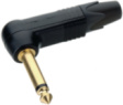 NP2RX-B Jack Plug, Right Angle, 6.35 mm 2 Poles