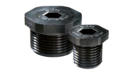 EX-EVSG 12, Stop End IP66/IP68 M12 Polyamide Black, WISKA LTD