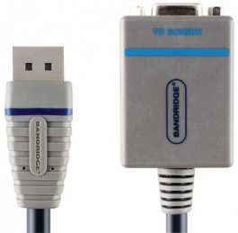 BCP161, DisplayPort – VGA-адаптер DisplayPort – VGA штекер – розетка, Bandridge