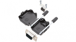 DPPK09-BK-HDS15-K, D-Sub HD connector kit 15P, Encitech Connectors