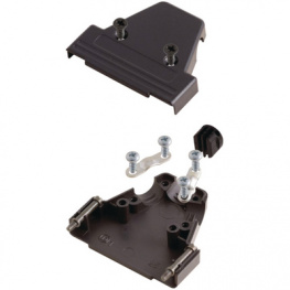 MHTRI-9-P-K, D-Sub plastic hood Poles 9, MH Connectors