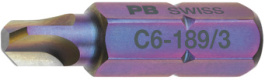 C6-189/2, Tri-Wing bit 25 mm 2, PB Swiss Tools