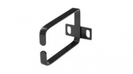 CMHOOK1U, 19" Server Rack Cable Management, D-Ring Hook, 1U, Steel, Black, StarTech.com
