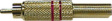 11616 CSG 7 R Male cable connector gold red