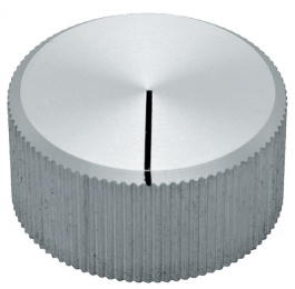 539.611, Instrument knob Natural aluminum 35 mm, Mentor