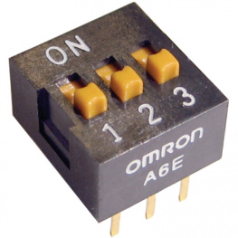 A6E-6104, DIL switch THD 6P, Omron