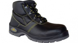 JUMP2SPNO43, Essential Leather Safety Boots Size=43 Black, Delta Plus