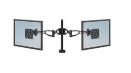 8041701, Adjustable Dual Monitor Arm, 75x75/100x100, 20kg, Fellowes