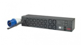 AP7822B, Power Distribution Unit 16x IEC 60320 C13 Socket/IEC 60320 C19 Socket - CEE Plug, APC