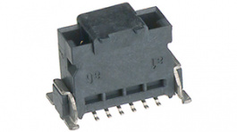 244855, SMC Straight Male PCB Header, Surface Mount, 2 Rows, 26 Contacts, 1.27mm Pitch, Erni / TE