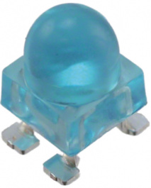 ALMD-CB3D-SU002, LED; SMD; голубой; 1900-4200мкд; 4,2x4,2x6,5мм; 30°; 2,8?3,8В; 20мА, Broadcom (Avago)