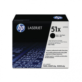 Q7551X, High Capacity Toner Black, HP