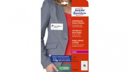 L4783-20, Name Badges, 16, Removable, 88.9 x 31 mm, Zweckform