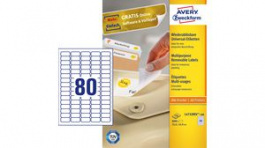 L4732REV-100, Avery Zweckform L4732REV-100 Multipurpose General-Use Labels, 35.6 x 16.9 mm, Wh, Zweckform