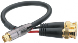 Y/C-S4P-2BP-0.3, Video cable 0.3 m Black, Contrik