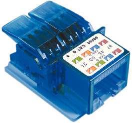 R302373, Connection module Cat.6 unshielded 1x RJ45, Reichle De-Massari