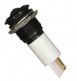 Q16P1BXXW12E, LED Indicator white 12 VDC, APEM