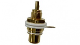 RND 205-01375, RCA Socket Connector, Panel Mount, White, RND Connect