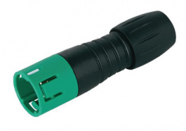 99 9205 070 03, Cable plug 3-pole green Poles 3 3 A 125 VAC/VDC, Binder