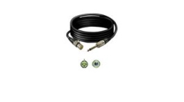 TK226, Audio Cable Mono 6.35 mm Jack Plug - XLR 3-Pin Socket 6m, Tasker