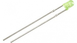 RND 135-00124, LED 3mm Round Green / Yellow 30mcd 565nm, RND Components