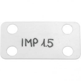 IMP1.5-N66-NA-C1 [100 шт], Labelling Sign 38.1 mm x 19.1 mm Natural, HellermannTyton