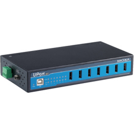 UPORT 407, Industrial Hub USB 2.0 7x, Moxa