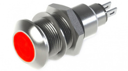 538-997-63, LED Indicator white 12...28 VDC Soldering lugs, Marl