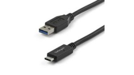 USB31AC1M, Charging Cable USB-A Plug - USB-C Plug 1m USB 3.1 Black, StarTech.com