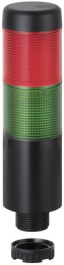 699 220 75, LED stacking beacon Kompakt 37, red/green, WERMA Signaltechnik