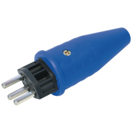 STEKO TPE TYP23 BL, Plug Dark Blue CH / Type 23, Steffen