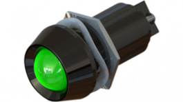 671-065-77, LED Indicator, green, 609 mcd, 125 VAC/DC, Marl