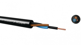 SENSOCORD-PUR 4X0.25 MM2 [50 м], Control cable 4 x 0.25 mm\x1a unshielded Copper strand bare, fine-wire black, Kabeltronik
