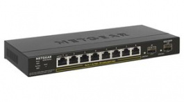 GS310TP-100EUS, Gigabit Smart Switch, Managed, 8x PoE+, 2x SFP, NETGEAR