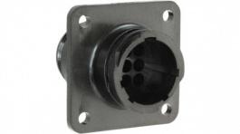 206705-3, Receptacle CPC Special Series 1 Poles=9, Accepts Male Contacts/Square Flange/Sea, TE connectivity
