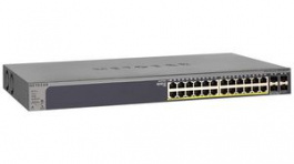 GS728TPP-200EUS, 24-Port ProSafe Gigabit Smart Switch, Managed, 24x PoE+, 4x SFP, NETGEAR