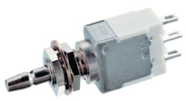 EB2011, Переключатель: кнопочный; Пол: 2; SPDT; 3A/250ВAC; ON-(ON), NKK Switches (NIKKAI, Nihon)