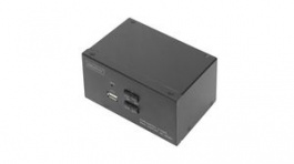 DS-12860, 2-Port Dual Display 4K KVM Switch HDMI, DIGITUS