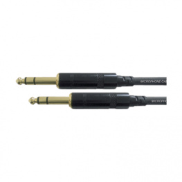 CFM 6 VV, Audio cable stereo jack 6.3 mm 6 m Black, Cordial