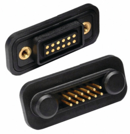 M90-7011245, Male connector 12P, Harwin