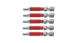 42127, Насадка; шестигранная; HEX 6мм; 49мм; Монтаж: 1/4" (E6,3мм); 5шт., Wiha