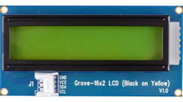 104020113, Grove 16 x 2 LCD Black on Yellow, Seeed