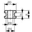 BG-020 Rubber grommet, round 6 mm