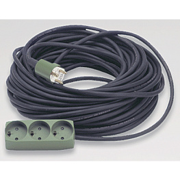 518741, Outlet strip 3 DK Protective contact 10 m, JO-EL