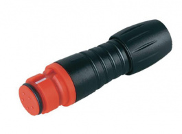 99 9214 050 05, Cable socket 5-pole red Poles 5 2 A 63 VAC/VDC, Binder