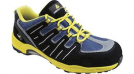 XR302SPNJ44, Suede Trainer Size 44 Black / Yellow, Delta Plus