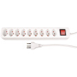 KF-SB-09K-W1 Outlet strip 9 Type 12 - 1.5 m