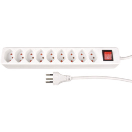 KF-SB-09K-W1, Outlet strip 9 Type 12 - 1.5 m, Maxxtro